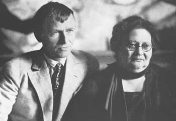 Otto Dix und Johanna Ey in Düsseldorf, 1924