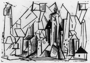 Lyonel Feininger, Architektur