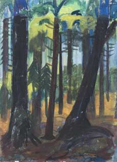 Fritz Schaefler, Wald im Sommer